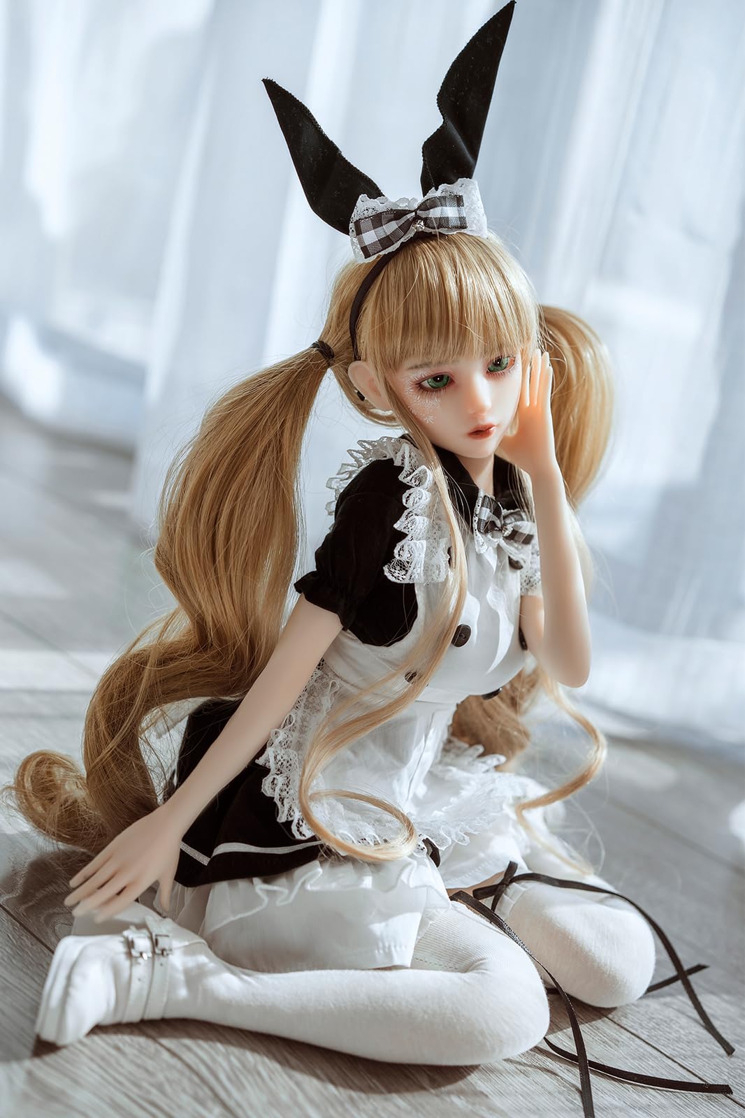 フィギュア30cm  人形 ドール 女の子 素体 Amazon.co.jp: 1/3 フィギュア スケールドール メイド女性 超