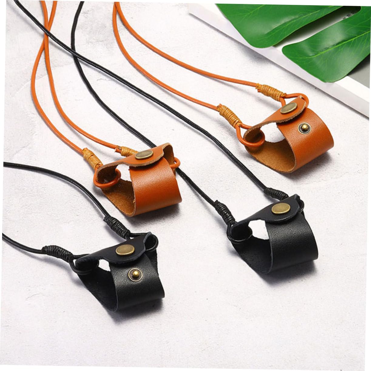 FRCOLOR 2 Set Fermaglio Per Occhiali Antiscivolo Cinghie Per Occhiali Sole E Ottici Accessorio Pratico E Sicuro Per Viaggi 2 Pezzi*2