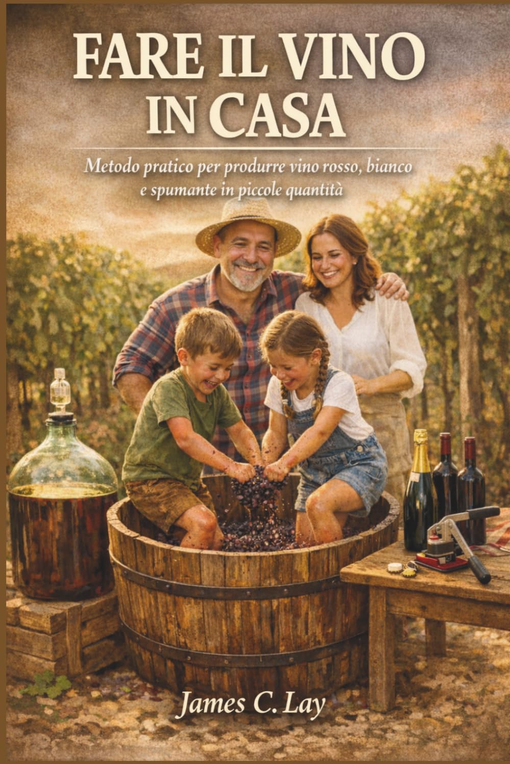 Fare il Vino in Casa: Metodo pratico per produrre vino rosso, bianco e spumante in piccole quantità