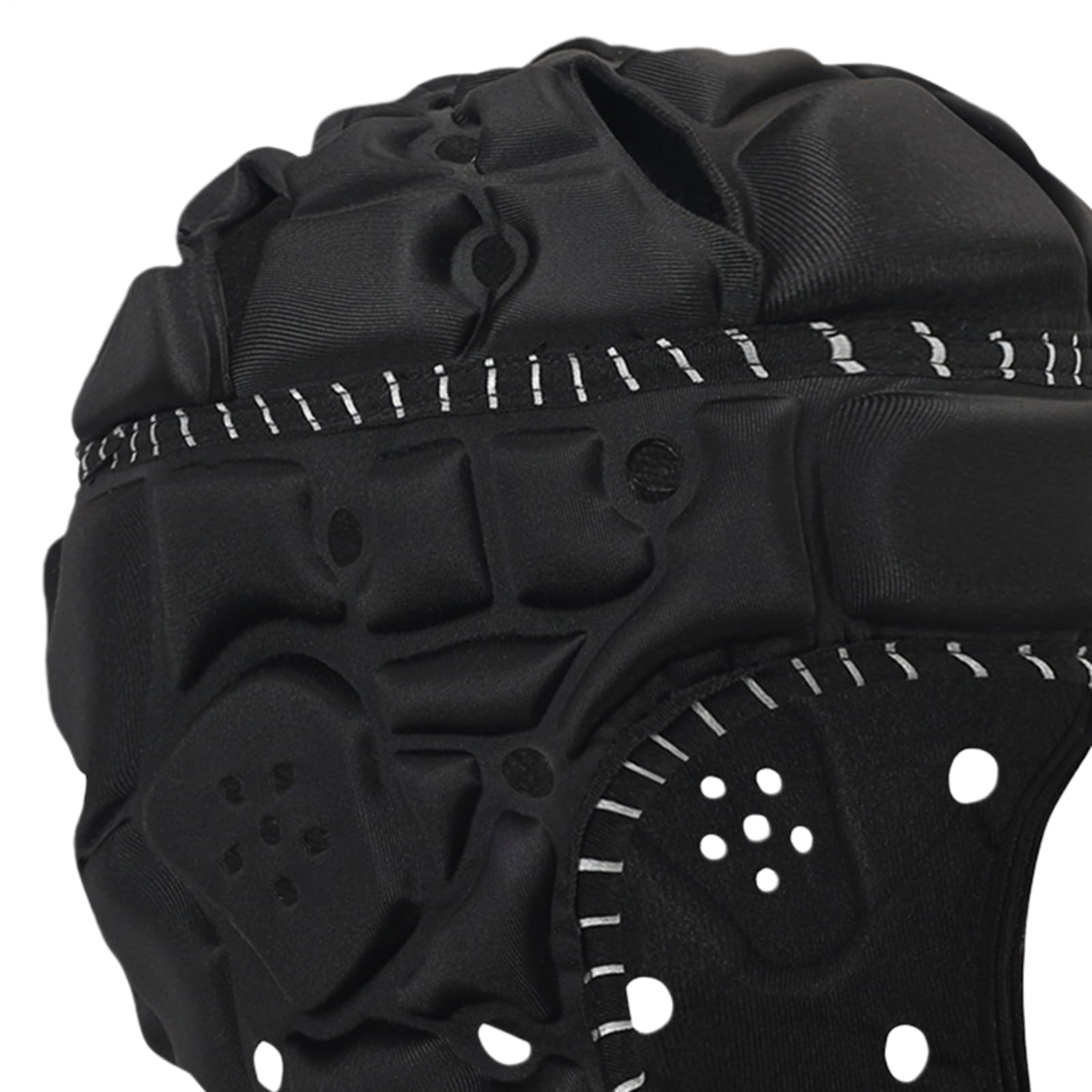 Casco da football, riflettente imbottito morbido regolabile, copricapo protettivo da calcio, vestibilità leggera e confortevole, opposizione effetto robusto, migliore attrezzatura sportiva di sicurezz