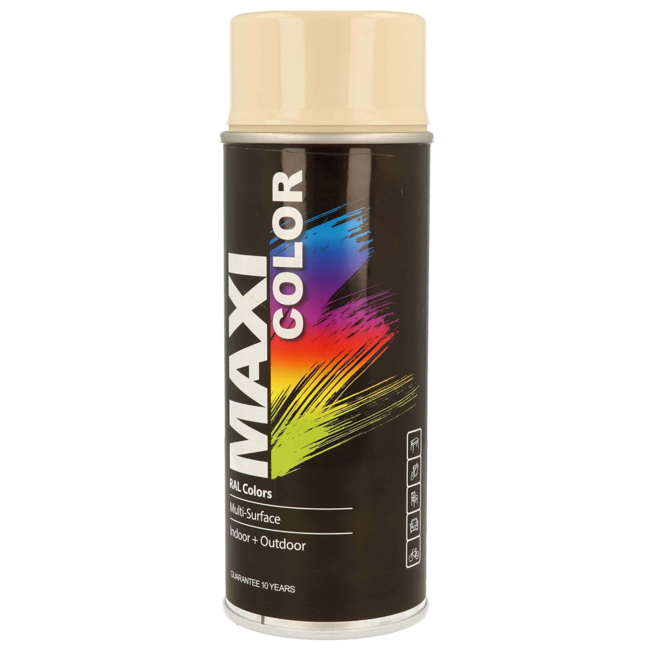 B&Q -  Mx1015  Spray Gloss Light Ivory Ral1015 400Ml Mxcmx1015