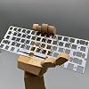 Wooting 60HE Keyboard PC FR4 POMCarbon Fiber Switch Plate Plate Mount White FR4