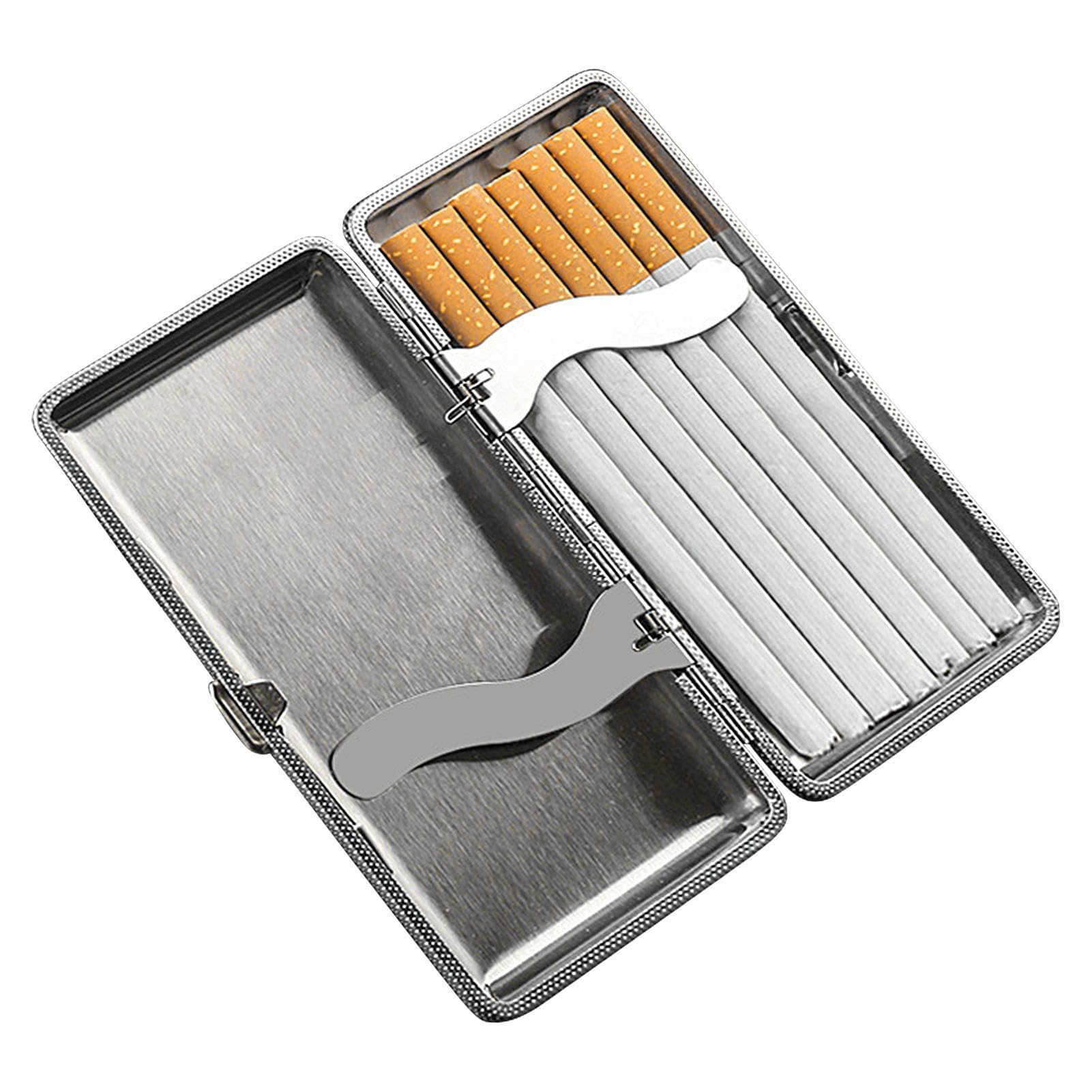 Leather Cigarette Case, Creative Pocket Box Storage for 14 Piece