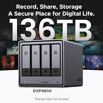 Amazon.com: UGREEN NASync DXP4800 4-Bay Desktop NAS, Intel