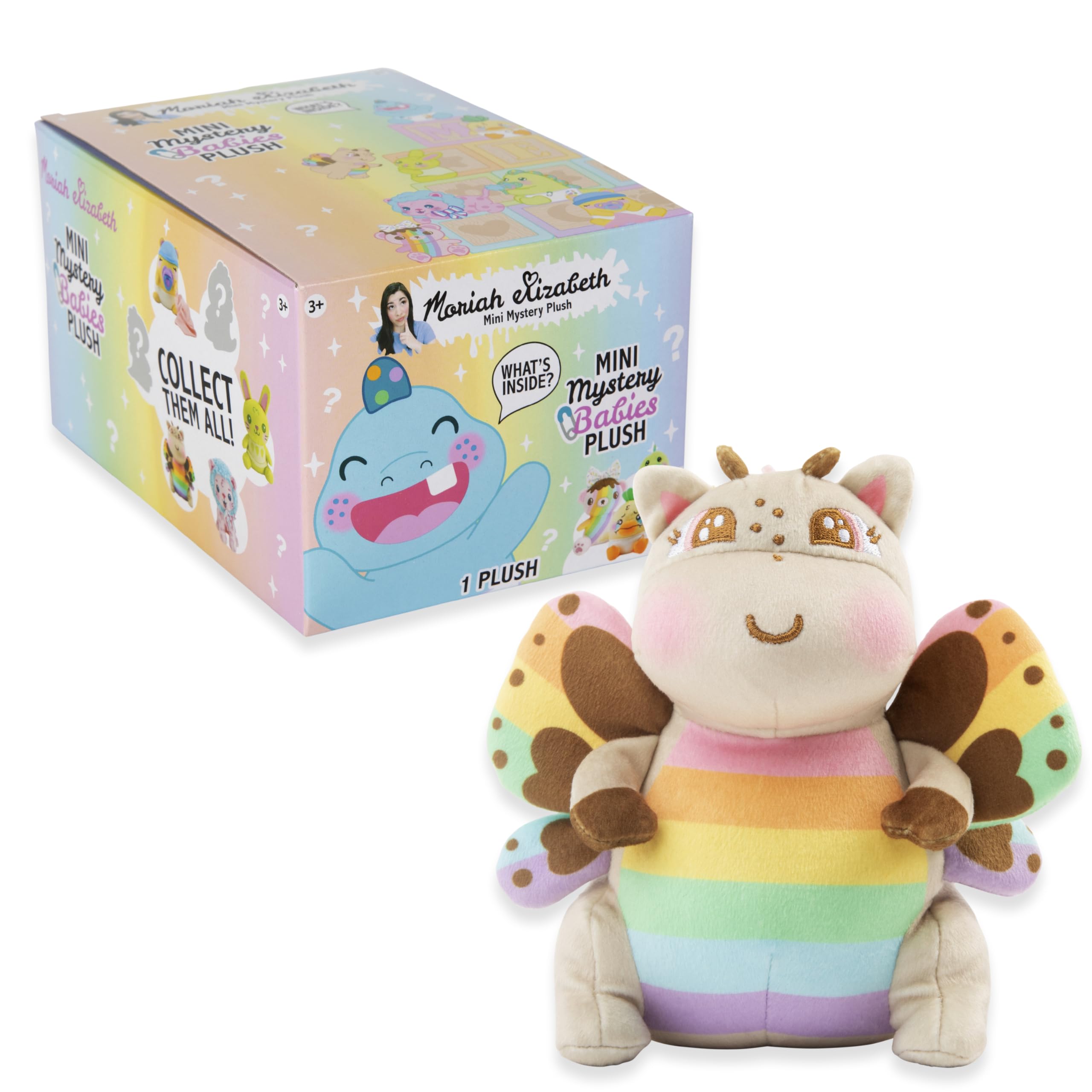 Moriah Elizabeth Mini tajemniczy plusz, seria 4, Baby Mystery Plush, YouTube Craft Channel, Blind Box, 1 z 8 możliwych, oficjalny produkt