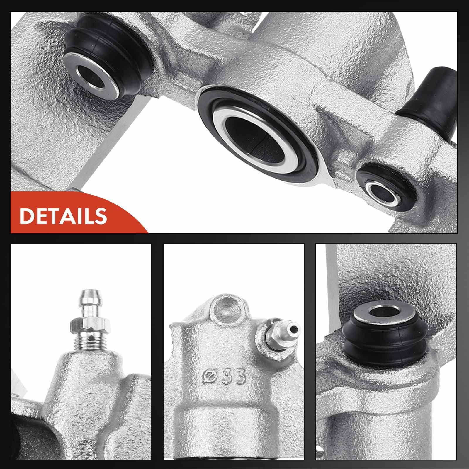 Frankberg Bremssattel Bremszange Hinten Links Kompatibel mit V-Klasse 638/2 200-280 V-Klasse Kasten 638/2 200-280 Vito Bus W638 108-114 Replace# 0014206483