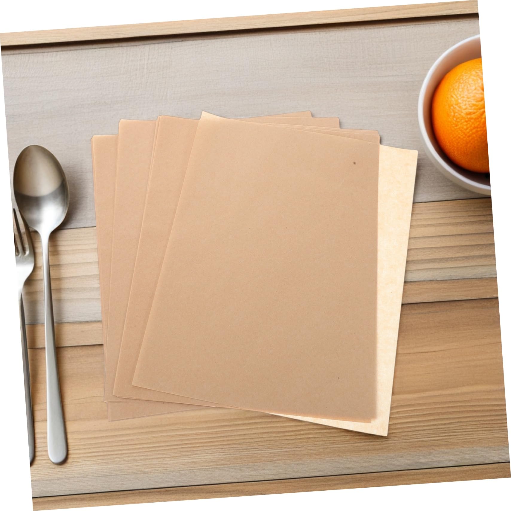 ERINGOGO 500piezas Bandeja De Horno Papel Vegetal Resistentes Grasa Papel Para Repostería Grueso Para Barbacoa Hornado y Freír