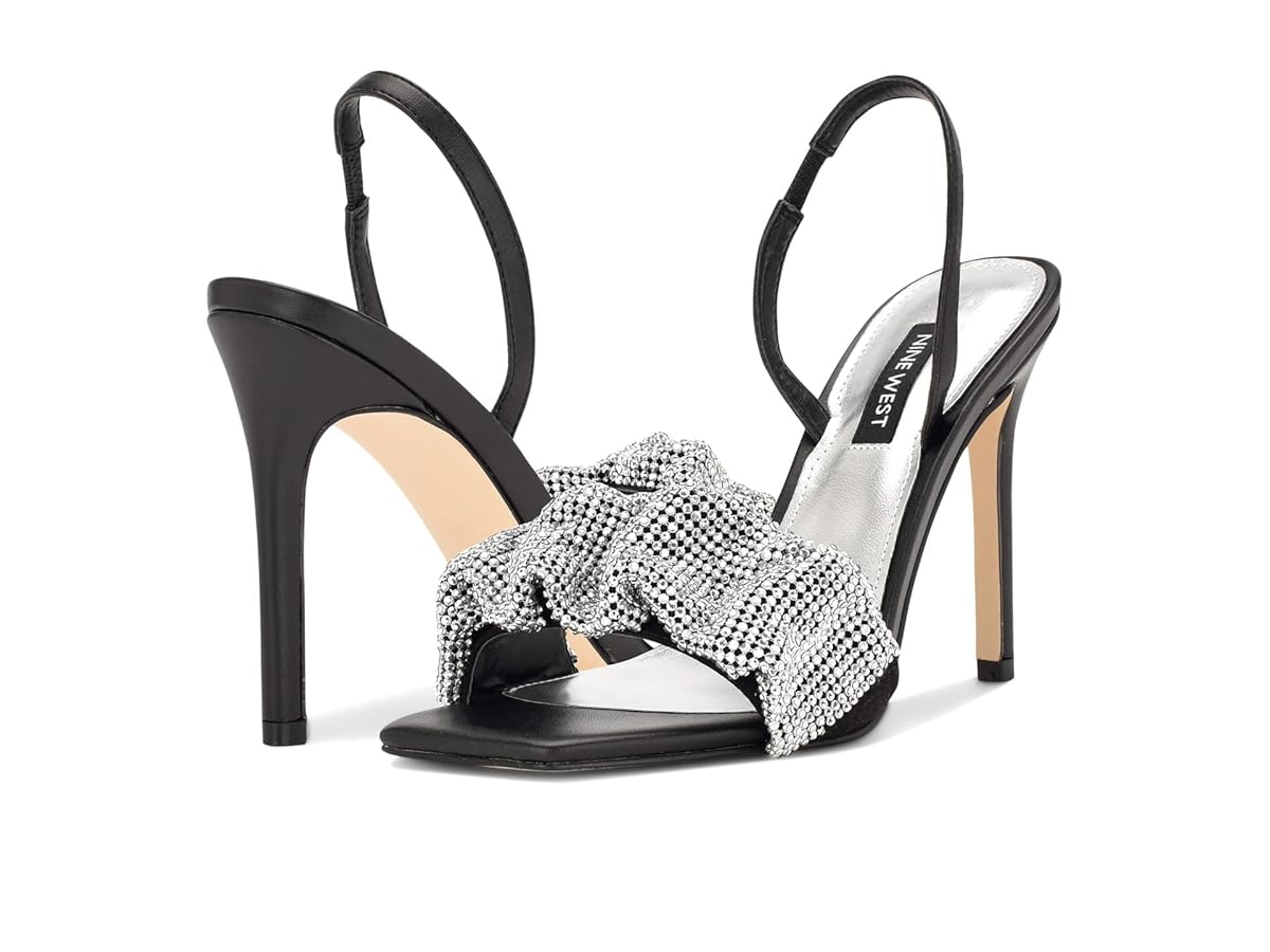 Amazon.com | Nine West Taray 2 Black 8.5 M | Heeled Sandals
