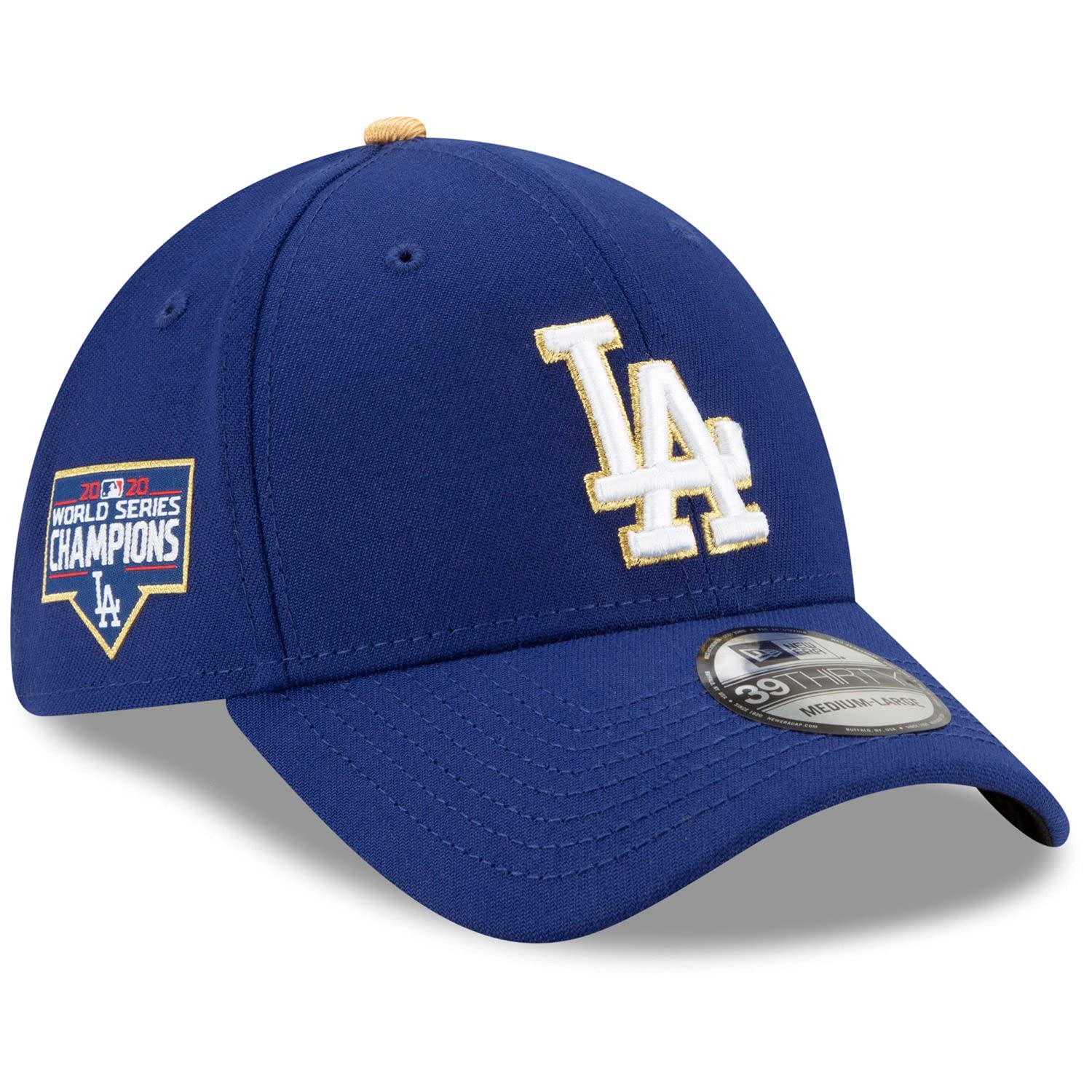 New Era Unisex Royal 39Thirty Cap - World Series Los Angeles Dodgers - L/Xl