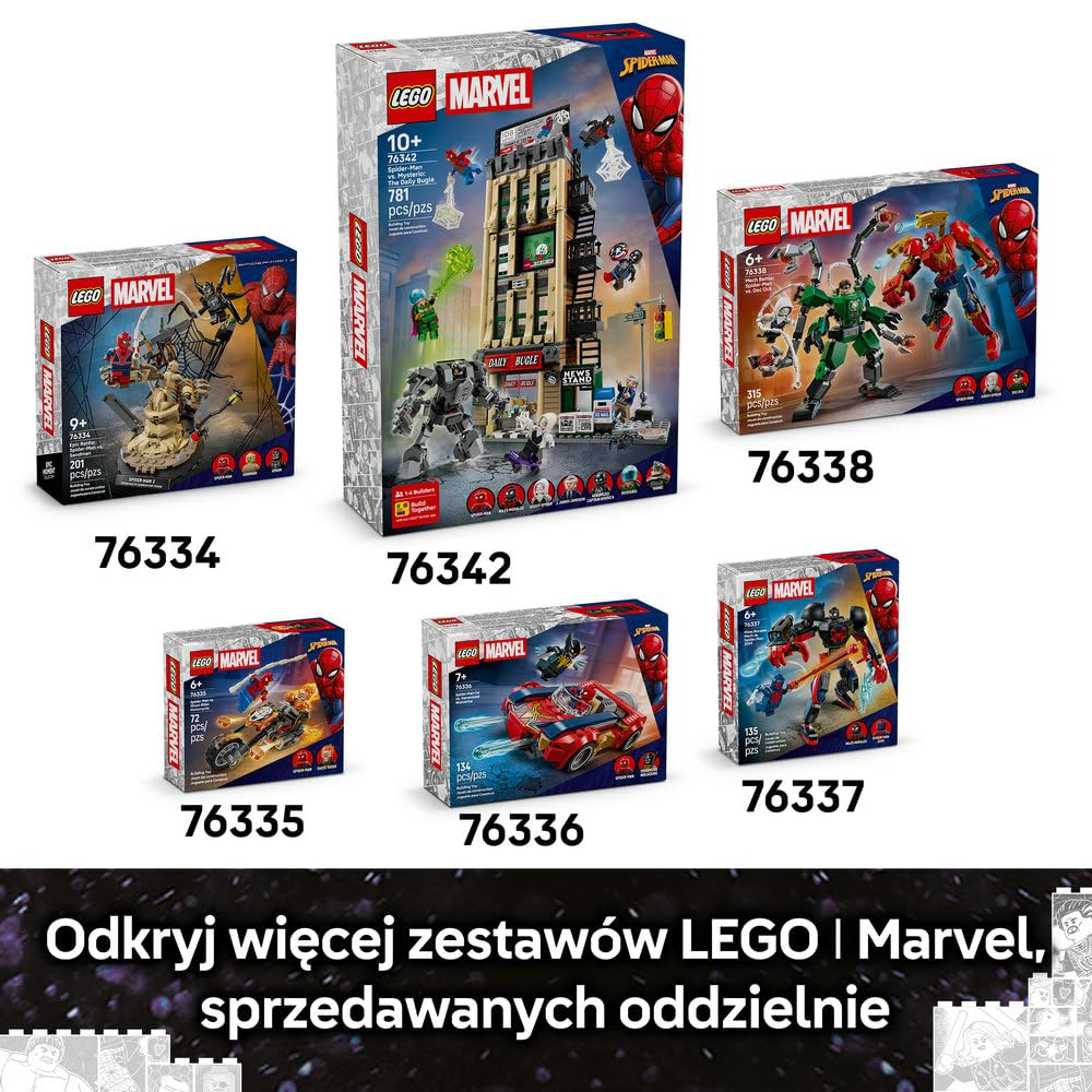 LEGO ǀ Marvel Groot w stroju Ravagera, zabawka dla dzieci do zbudowania, ruchoma figurka superbohatera z filmu Strażnicy Galaktyki Vol. 2, pomysł na prezent dla chłopców i dziewczynek od 10 lat 76341