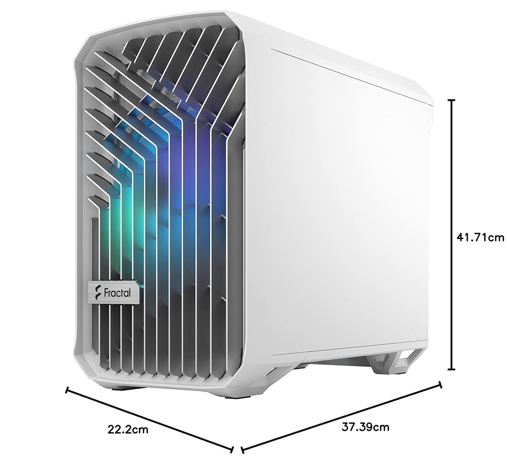 【新古品】Fractal Design Torrent White TG Fractal Design Torrent Tempered Glass ATX Mid-Tower Computer