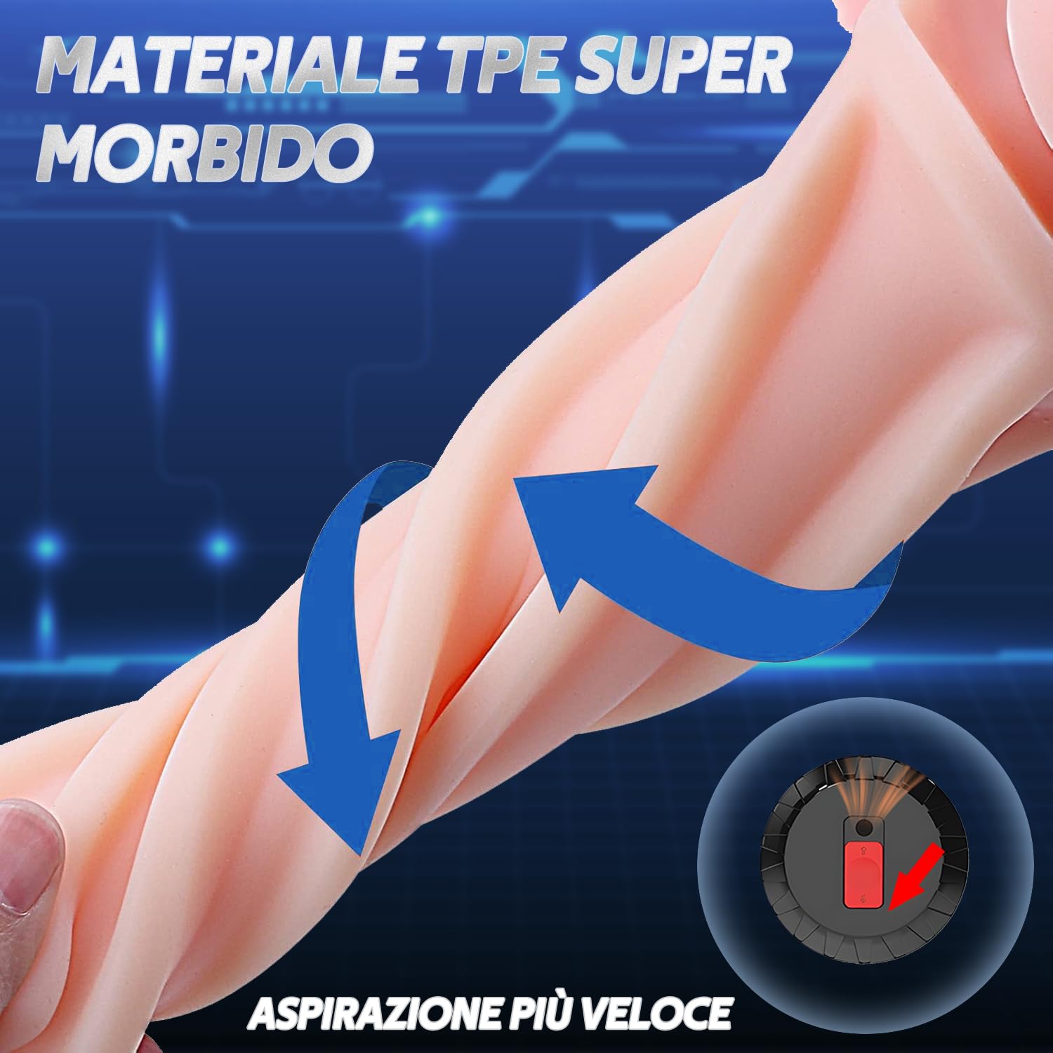 Masturvatore Per Uomo Realistico con Aspirazione Sex Toys Masturbtore Per Pene Sexytoysys Coppia Masturbatore Masturbatori Uomo Per Uomini Masturbazione Maschile Sexyshop Per Lui e Lei
