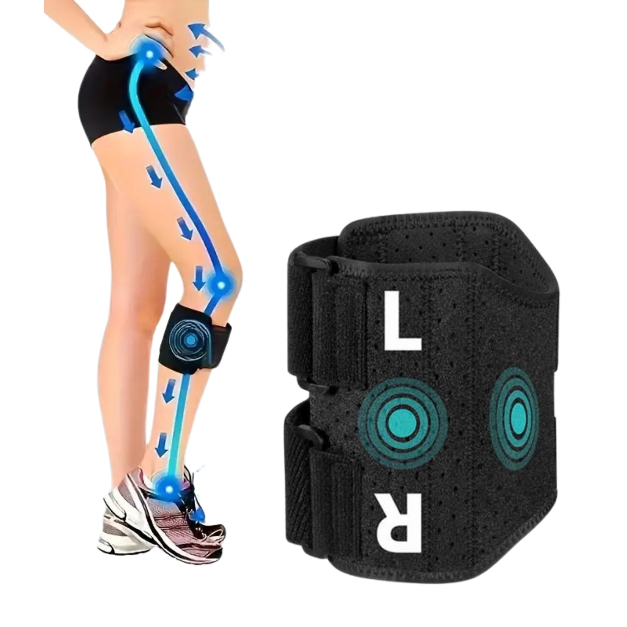 Sciatica Pain Relief Brace with Dual Pressure Pads: A Review of the Adjustable Knee Strap for Nerve Pain