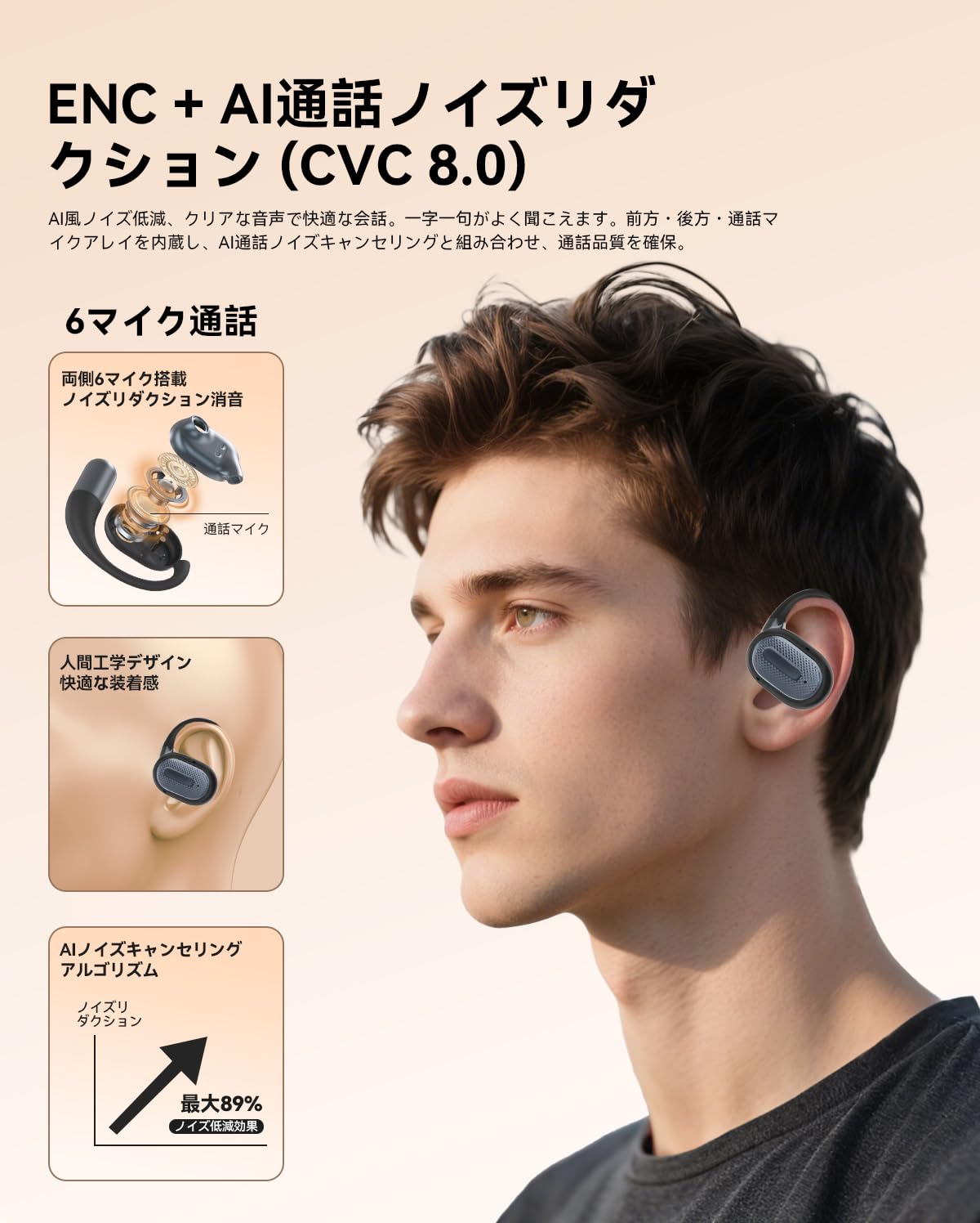 【新品未使用】Bluetooth イヤホン アクティブ ノイズキャンセリング LDACコーデック対応 最大20時間連続再生 Hi-Res 高音質 ENCマイク内蔵 通話対応 IPX5防水 デュアルドライバー搭載 ネックバンド インナーイヤー型 ANC ワイヤレスイヤホン Bluetooth 5.0 マグネット収納 EHD9001BA (ブラック) Amazon.co.jp: bluetooth ワイヤレスイヤホン 6つシリコンマイク搭載