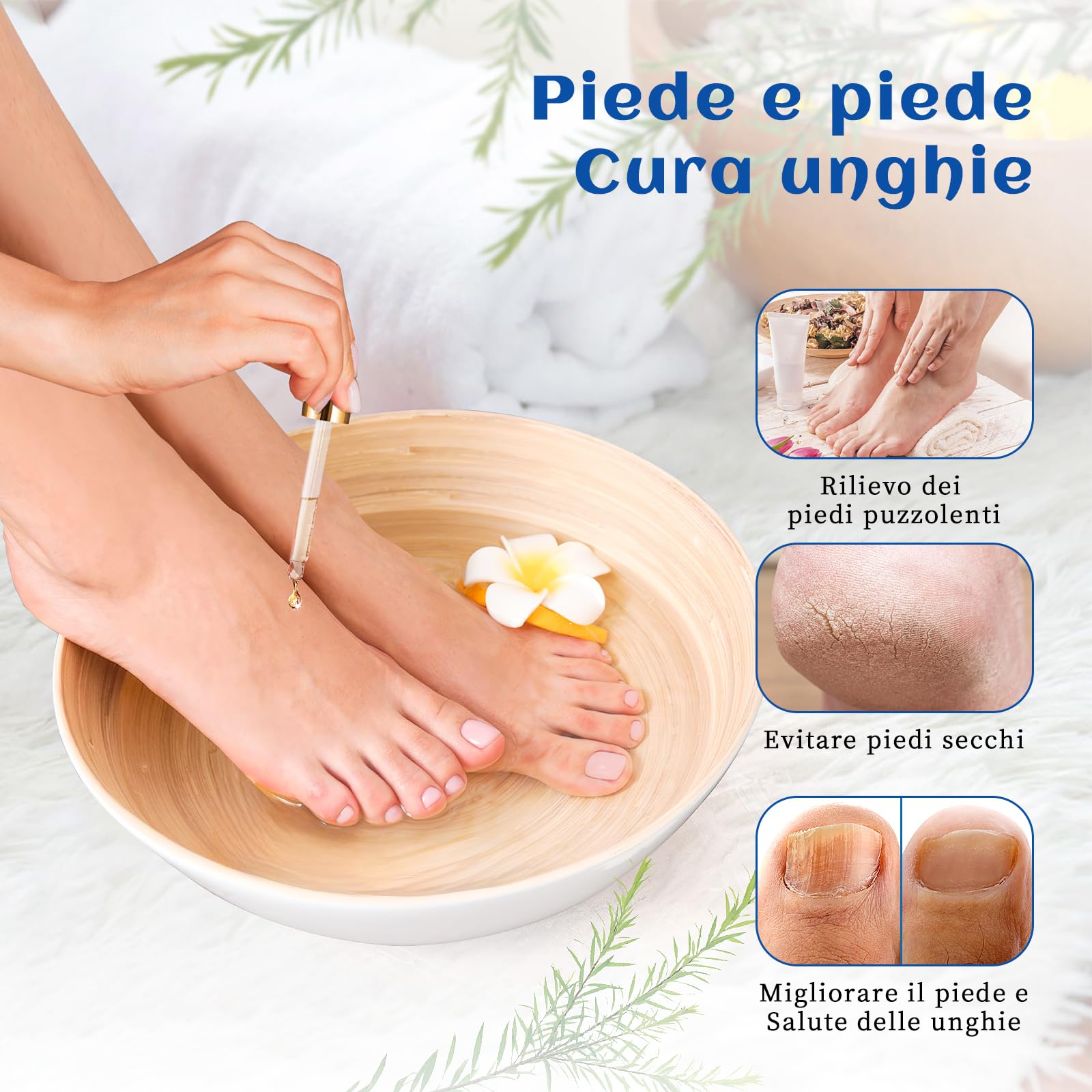 HIQILI Olio Essenziale Tea Tree 100ML, 100% Naturale, Olio Aromaterapico per Viso, Candele, Diffusore, Pelle e Capelli - 3.38 Fl Oz