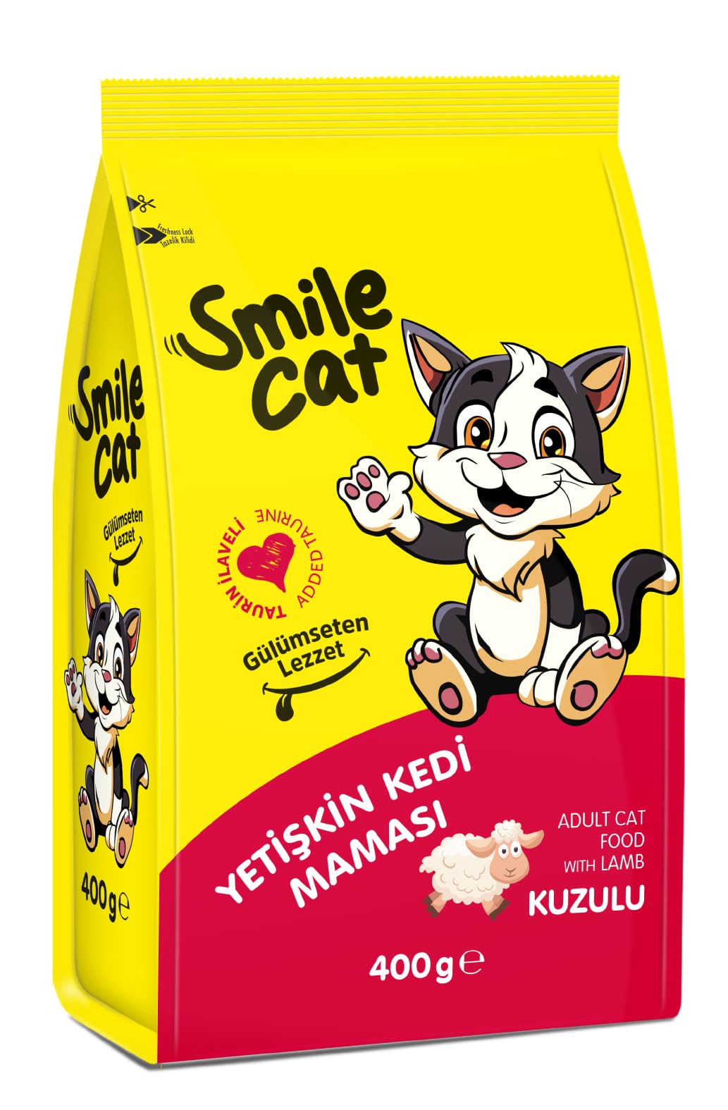 Smile Cat Yetişkin Kedi Kuzulu 400 gr Kuru Mama