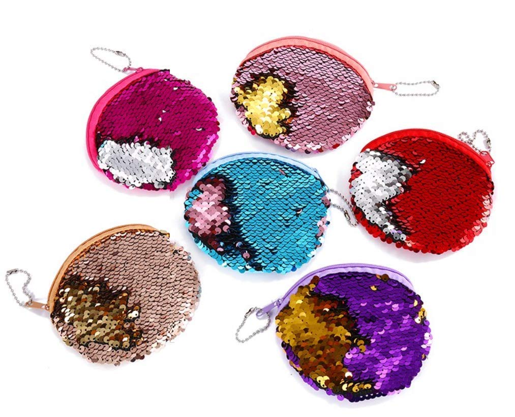 CrazyGifts Stylish and Beautiful Plush Pouch Cases Box for Girls and Women's | Small Purse for Return Gift and Small Collectables | Multi Color, Set of 12