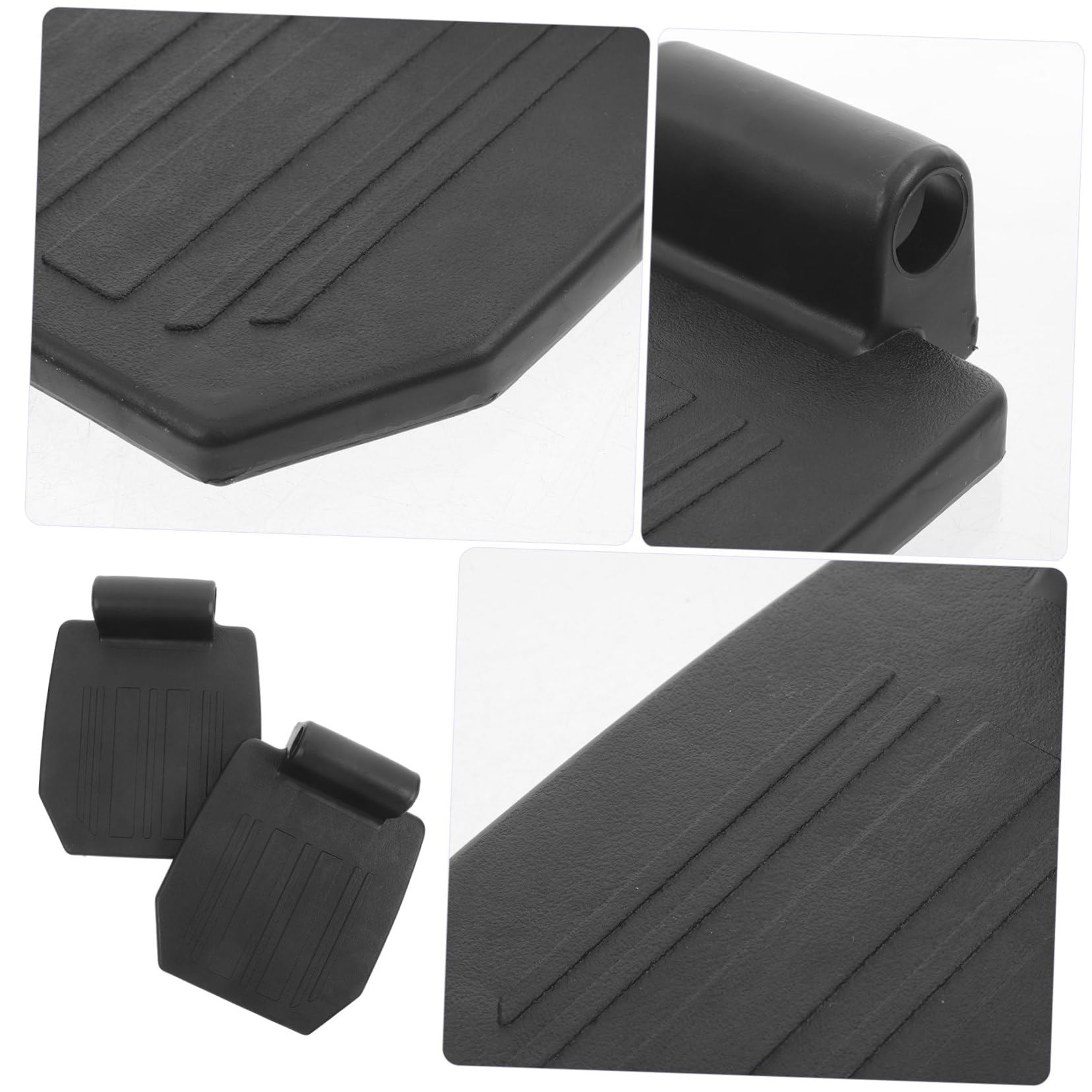 GANAZONO 2 piezas Reposapiés para de Plataforma Elevadora Ligera y Duradera para Cómodo de Pies Sillas de Ruedas Manuales y Vehículos de Movilidad Diseño Compacto y Resistente para