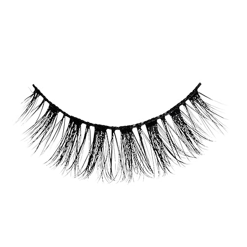 Miniatura 10 de KISS Lash Couture, pestañas postizas, musa, 0.551 in, incluye 2 pares de pestañas, aptas para lentes de contacto, fáciles de aplicar, pestañas de