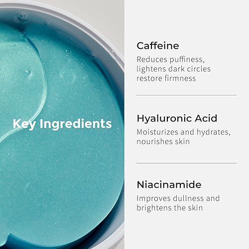 Miniatura 10 de Parches de retinol y colágeno para debajo de los ojos: parche debajo de los ojos para ojos hinchados y bolsas, ojeras e hinchazón, parches Retinol