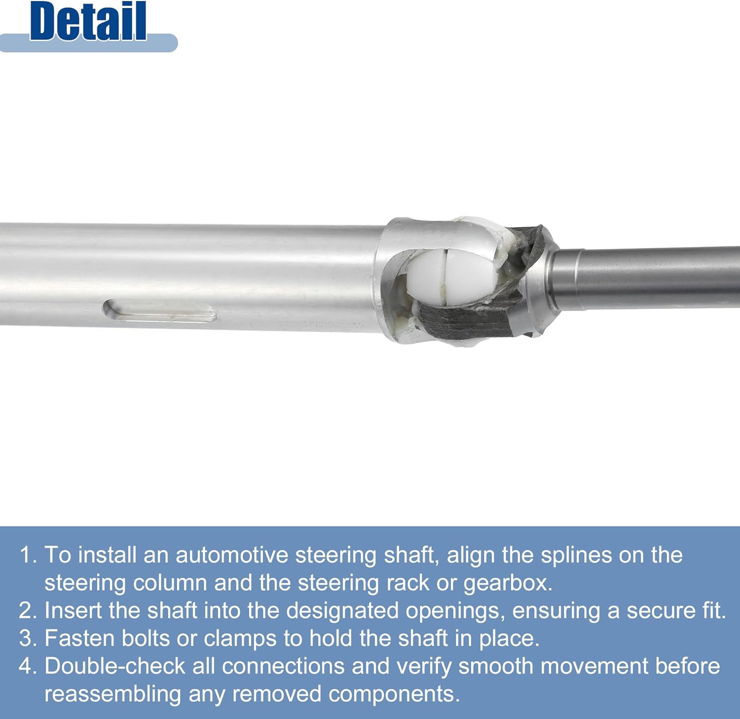 ACROPIX Coupling Intermediate Shaft Steering Column Shaft Fit for Toyota 4Runner 2003-2009 for Toyota FJ Cruiser 2007-2014 No.45210-35240 - Pack of 1