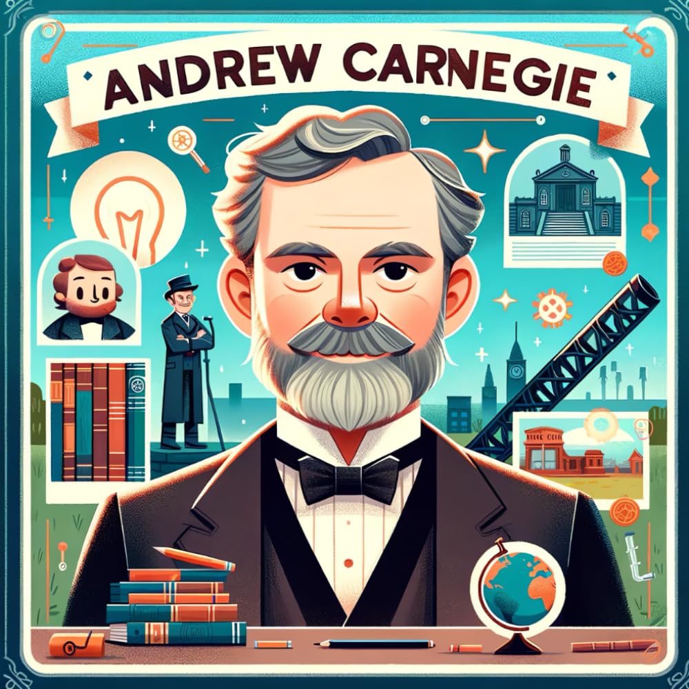 Andrew Carnegie: Illustrated Biography for Children: The Steel King Who Built Libraries