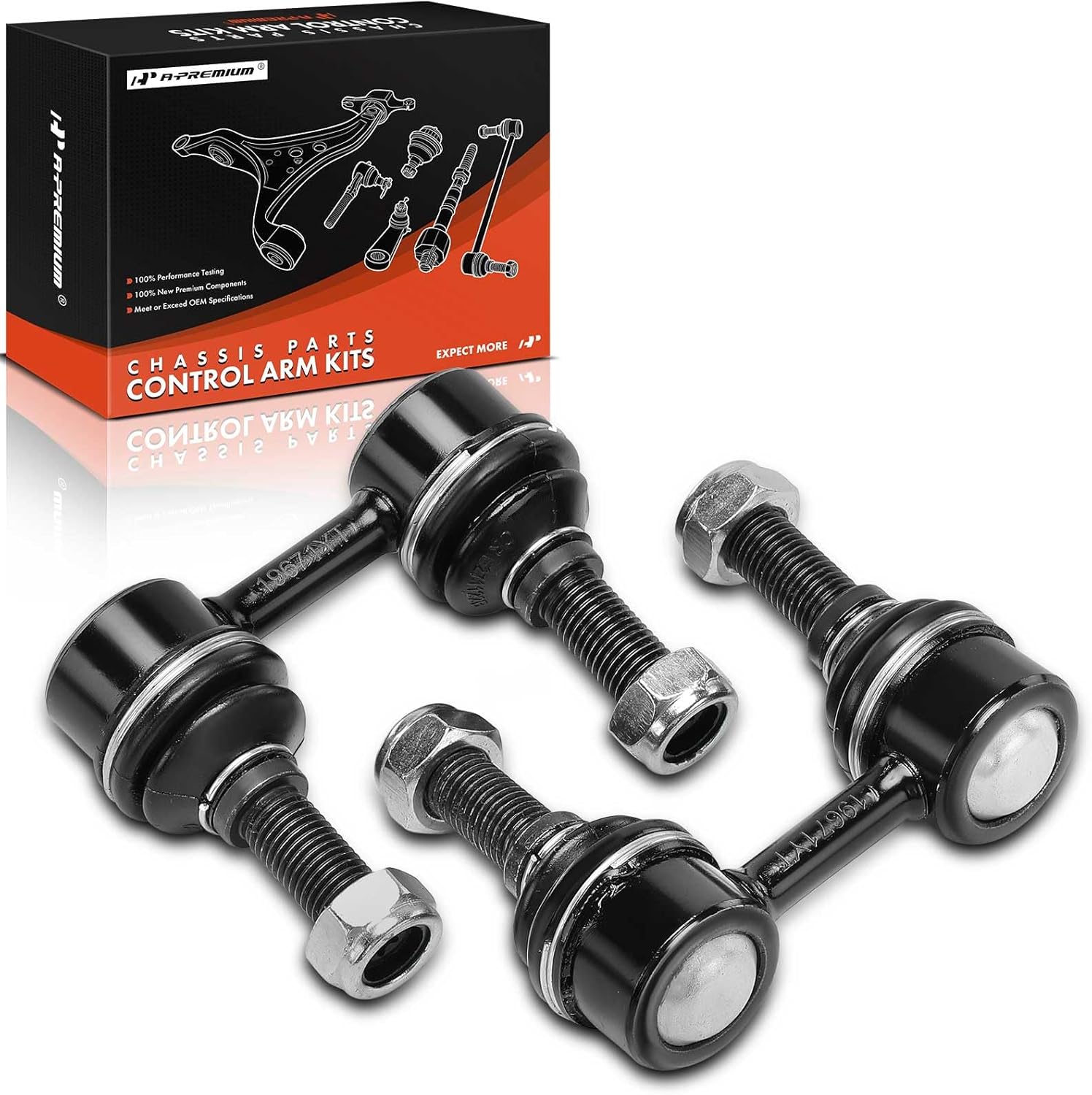 A-Premium 2 x Rear Sway Bar Links Stabilizer Bar Links, Compatible with BMW X5 2000-2006