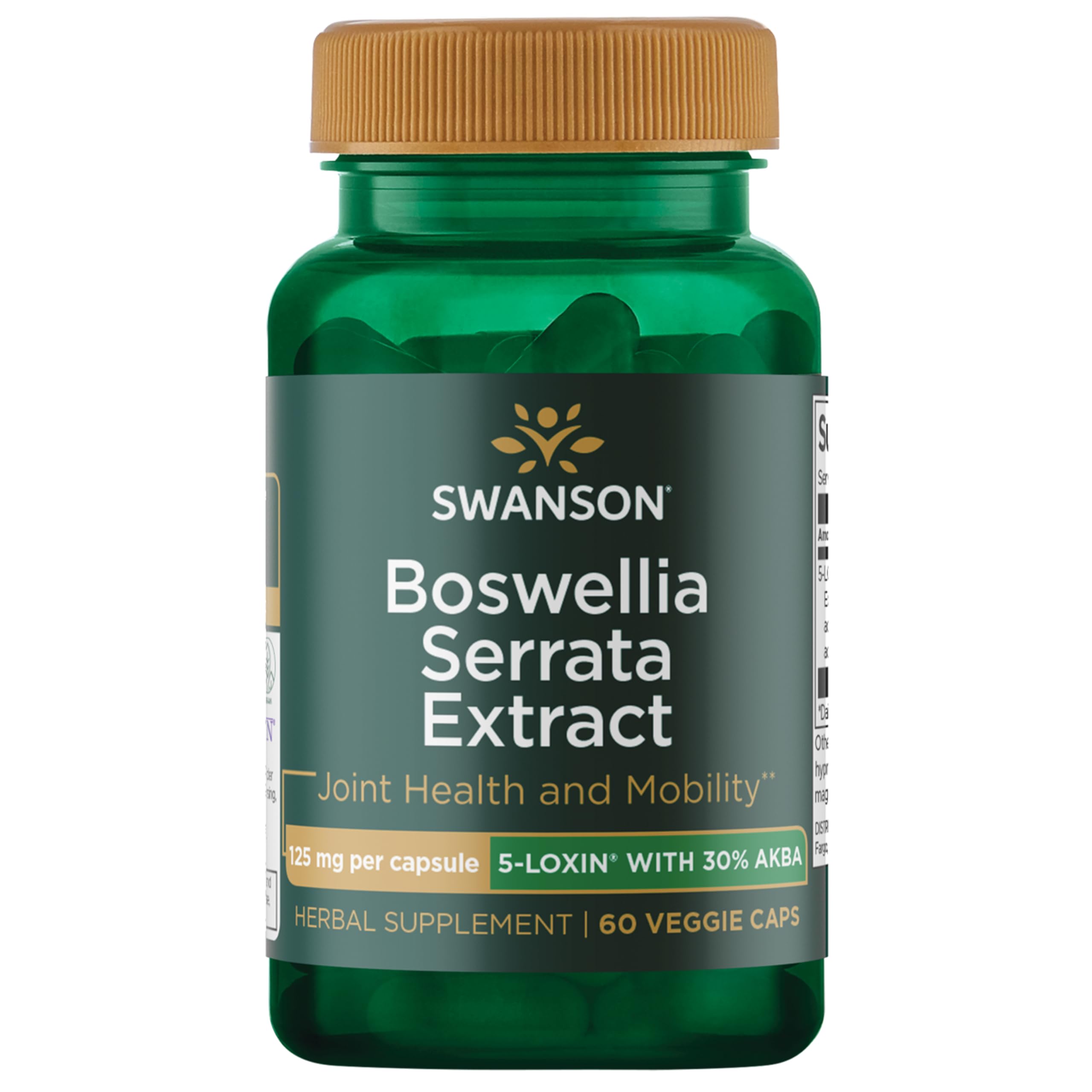 Swanson Boswellia Serrata Extract, 60 Veggie Capsules 60 Count (Pack of 1)