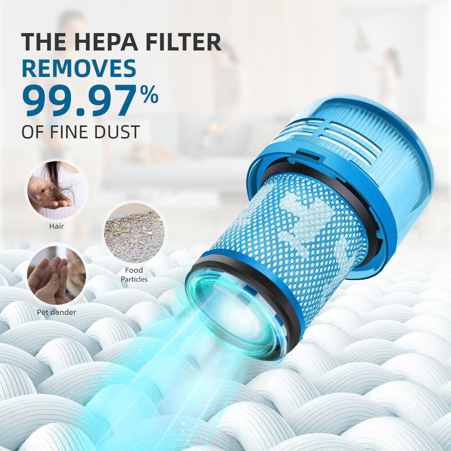 Amazon.com - Dyson V12 Filter, 2-Pack Premium True HEPA