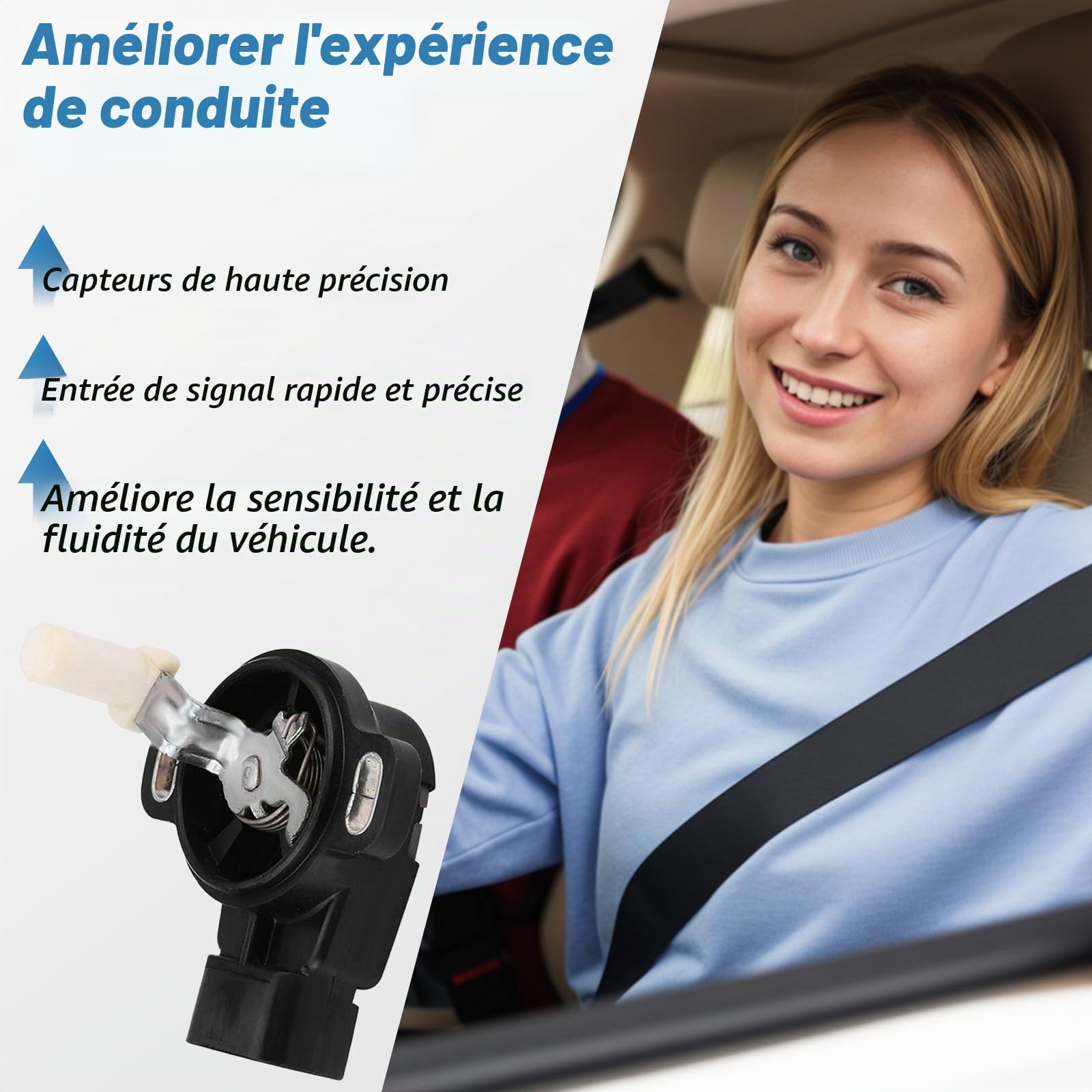 Riloer Capteur de position de pédale d'accélérateur de remplacement Compatible avec Toyota Corolla 2002 Hiace 2006-2010 Yaris 2006-2012 Scion tC 2005-2008, 8928147010 1983003011 89281-47010 1983003011