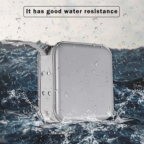 Miniatura 4 de 1 funda para CD, soporte para cartera de DVD, caja de almacenamiento de plástico con 40 folletos, funda de DVD portátil universal para techo