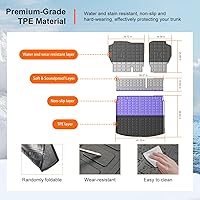 Vista 83 de powoq Fuel Floor Mat Compatible with 2017-2022 Honda CRV Trunk Mat Floor Liner TPE Cargo Mat Replacement for 2017-2022 Honda CRV Accessories
