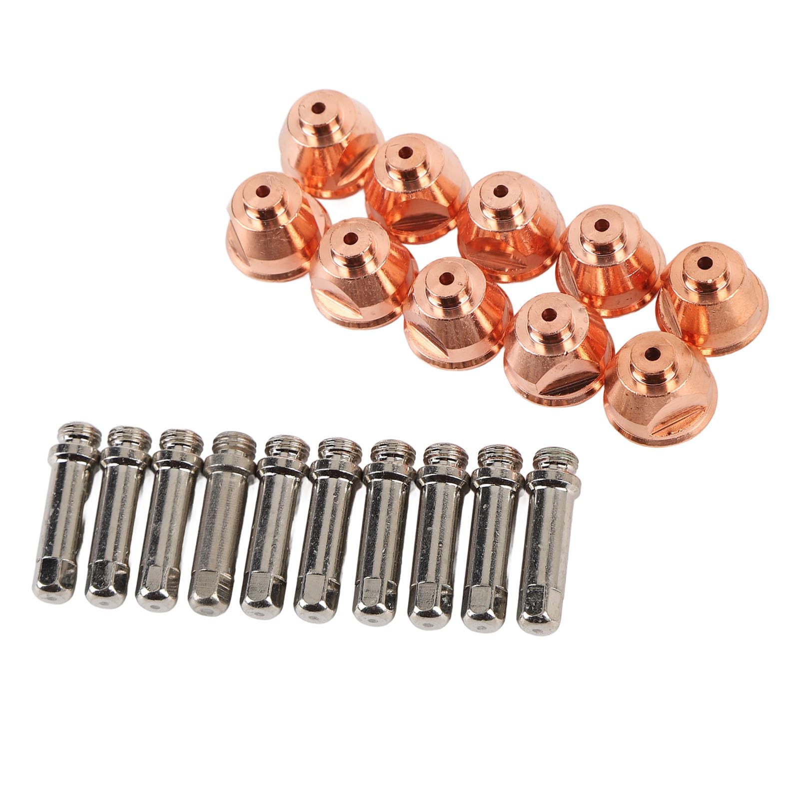 Walfront Kit Elettrodi Punta, Consumabili per Torcia da Taglio in Ottone