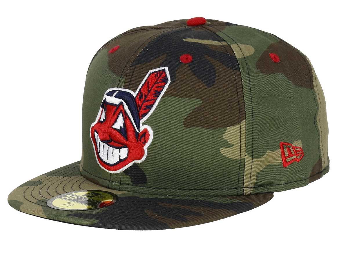 Cleveland Indians - 59fifty Cap - Woodland - Camouflage