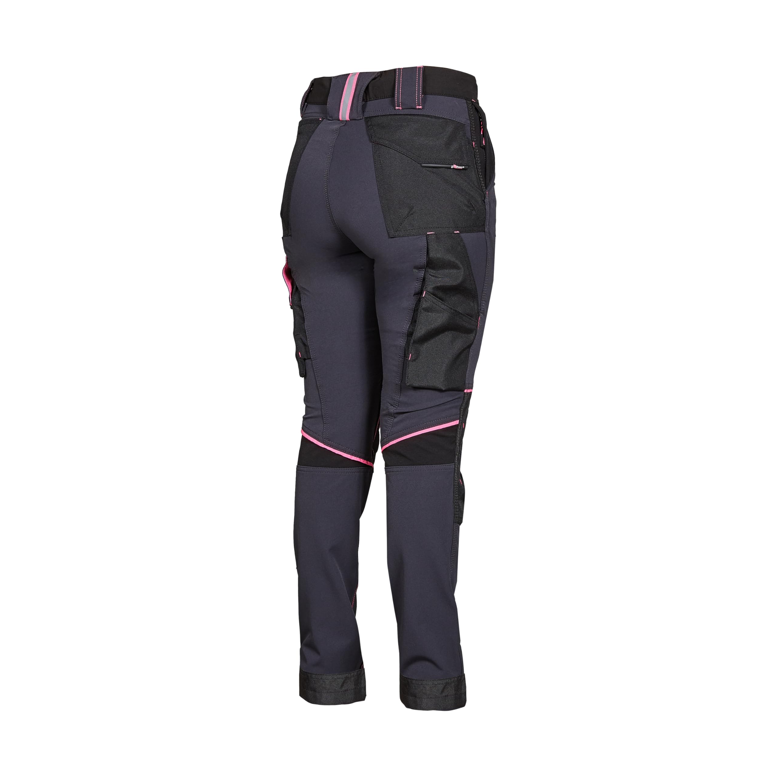 Pantalone U-Power Atom Lady, Slim Fit Stretchable Cargo, con Multitasche Frontali e Laterali, Tessuto Traspirante, Elastico in Vita, Cerniera di Chiusura
