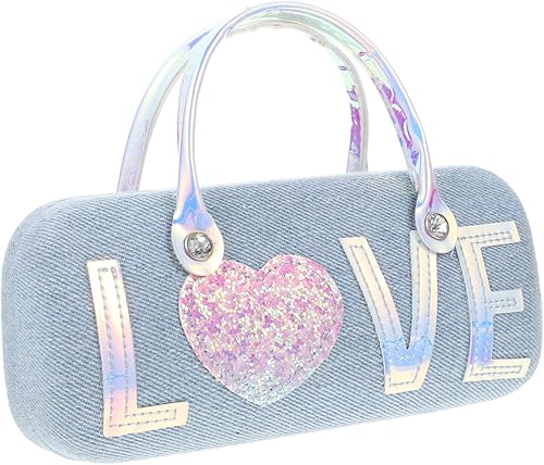 Healifty Estuche para gafas de sol para niños, estuche para gafas, carcasa dura con asa