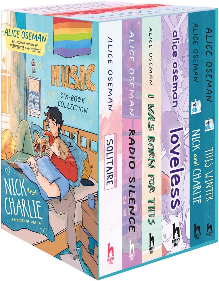 Alice Oseman Six-Book Collection Box Set (Solitaire, Radio Silence, I Was Born For This, Loveless, Nick and Charlie, This Winter): From the YA Prize ... and creator of Netflix series HEARTSTOPPER