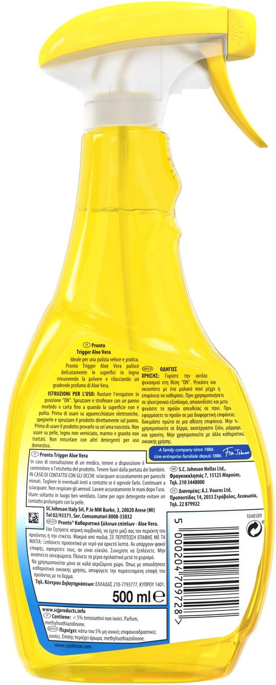 Ready – Nozzle 5 in1 for Wood with Aloe Vera – 6 Pieces 500 ml [3 L]