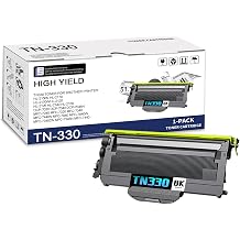 1-Pack TN330 High Yield Black Toner Cartridge, Replacement for Brother TN-330 for DCP-7030 7040 7045N HL-2120 2125 2140 2150 2150N 2170 2170W MFC-7040 7320 7340 7345DN 7345N 7440 7440N 7840 Printer