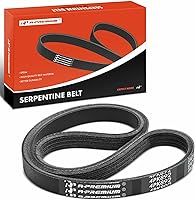 A-Premium 35.1" K-Serpentine Belt for Hyundai Elantra Tucson, Kia Soul, BMW 318i, Subaru Impreza - Durable EPDM Drive Belt K040350