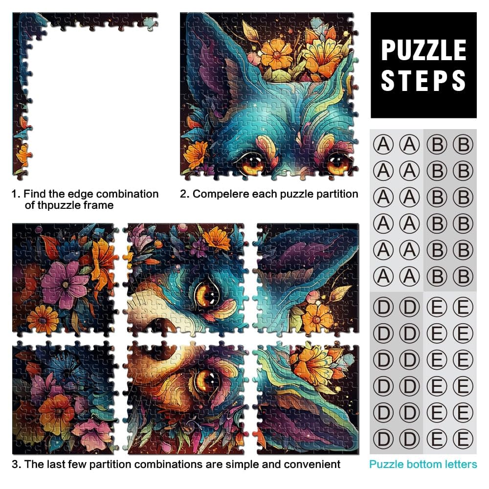 Puzzle 2000 pièces pour Adultes, Jouet éducatif, Chien Huacong, Cadeau d'anniversaire, décoration Murale, 60 x 100 cm, pour Adolescents de 14 Ans et Plus