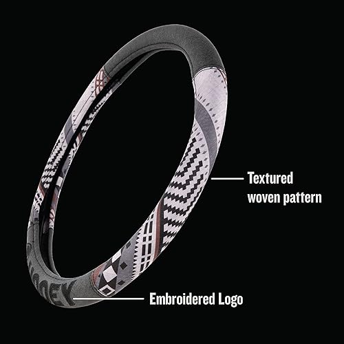 Miniatura 3 de Hooey Funda para volante, ajuste universal, fácil de instalar para automóviles, camiones, camionetas, SUV, Hazer (Baja)