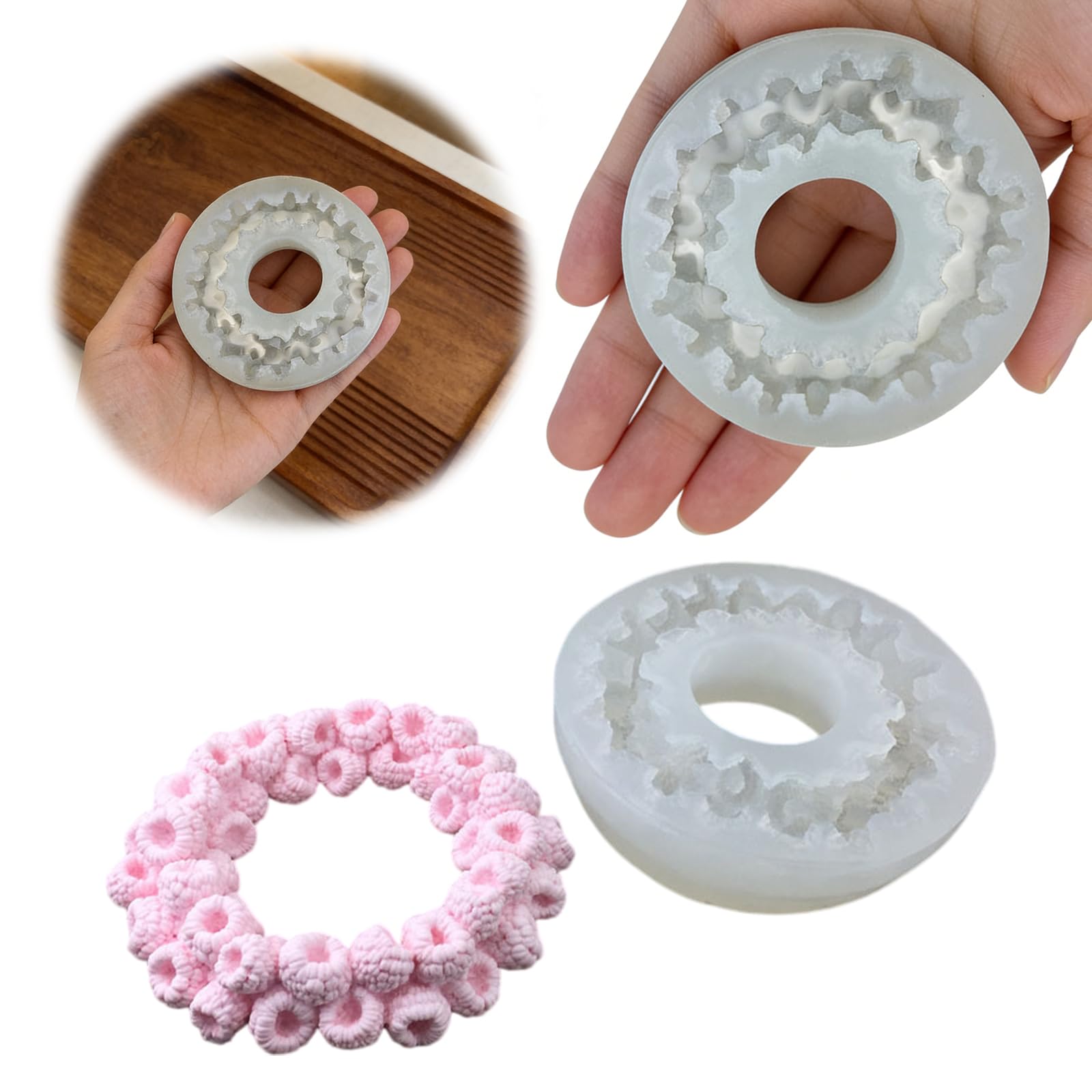 Moldes de silicona con forma de bayas en 3D, moldes para repostería, moldes realistas de frambuesa, molde de mousse, molde de silicona