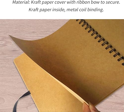 Miniatura 4 de Álbum de fotos de bricolaje con pellets adhesivos para aniversario, boda, viajes (sin letras en la cubierta)