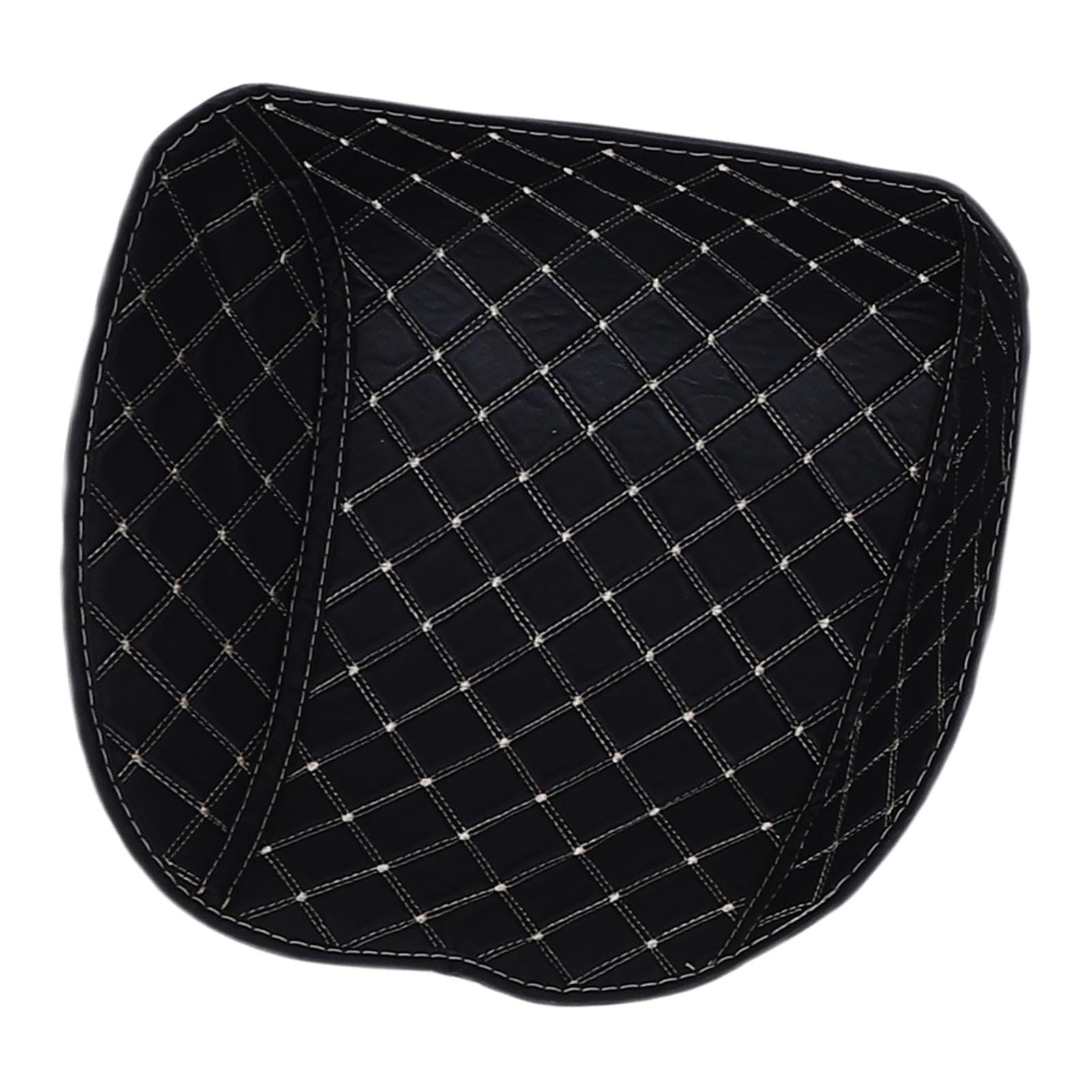 Cuifati Bauletto Moto da 32 Litri, Bauletto Posteriore in Plastica Impermeabile con Chiusura a Chiave con Schienale Sagomato, Universale per Moto per Bagagli Casco, Portapacchi Posteriore per