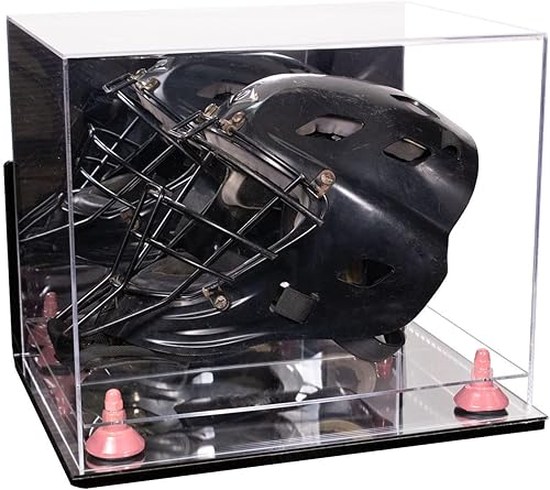 Miniatura 112 de vitrina de acrílico tamaño real casco fútbol americano.