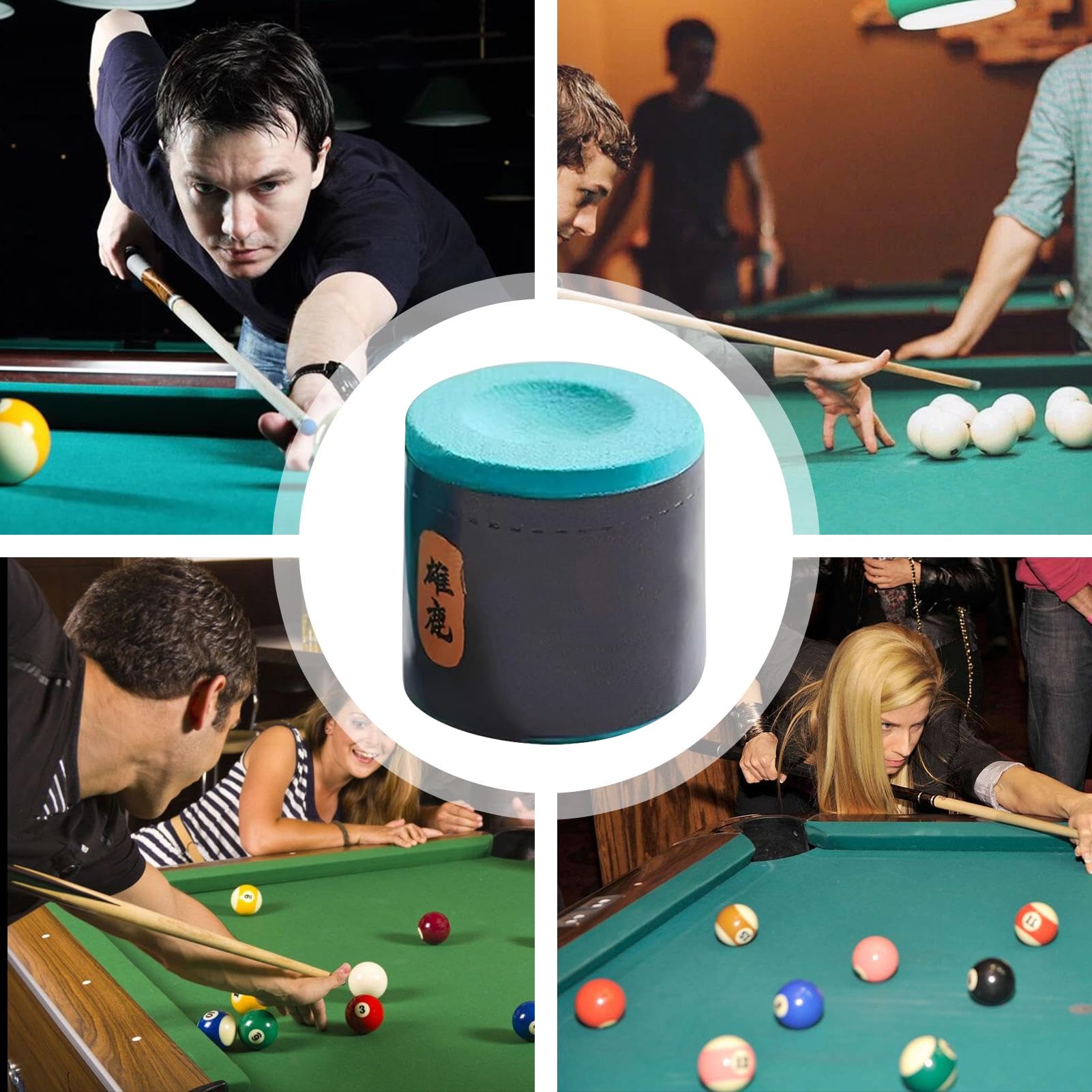 Craie de billard antidérapante pour entraînement, 2 pièces, maison club tournoi