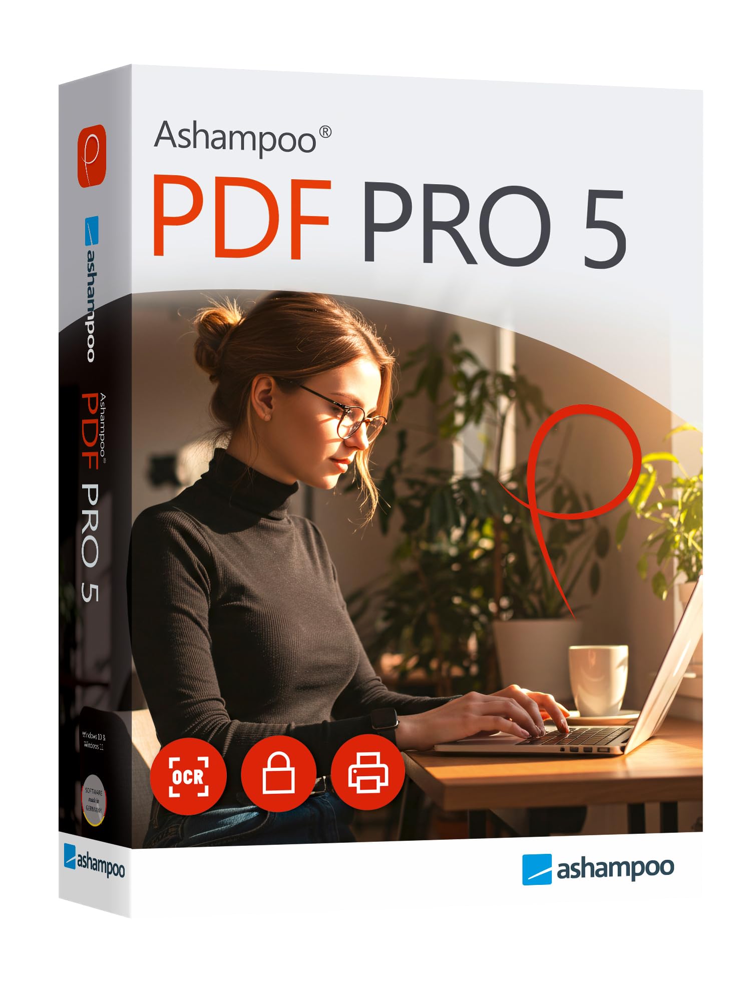 PDF PRO 5 inkl. OCR - PDFs umwandeln in Word einfach bearbeiten, konvertieren, kommentieren, erzeugen - für Windows 11, 10