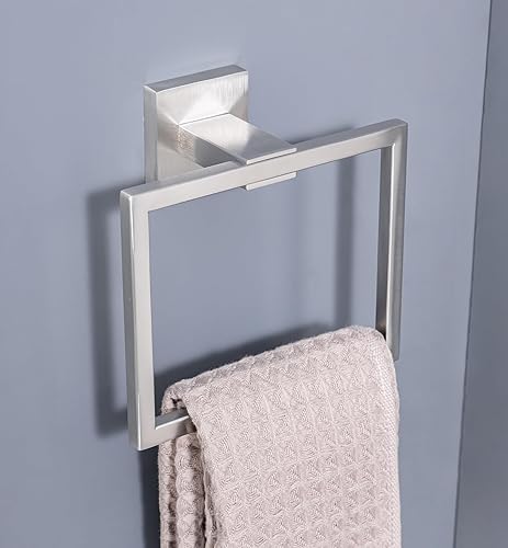 Miniatura 3 de Kit de accesorios de baño de 10 piezas, juego de acero inoxidable SUS304 con acabado cepillado, con 2 barras de toalla de 23.6, 2 anillos de toalla,