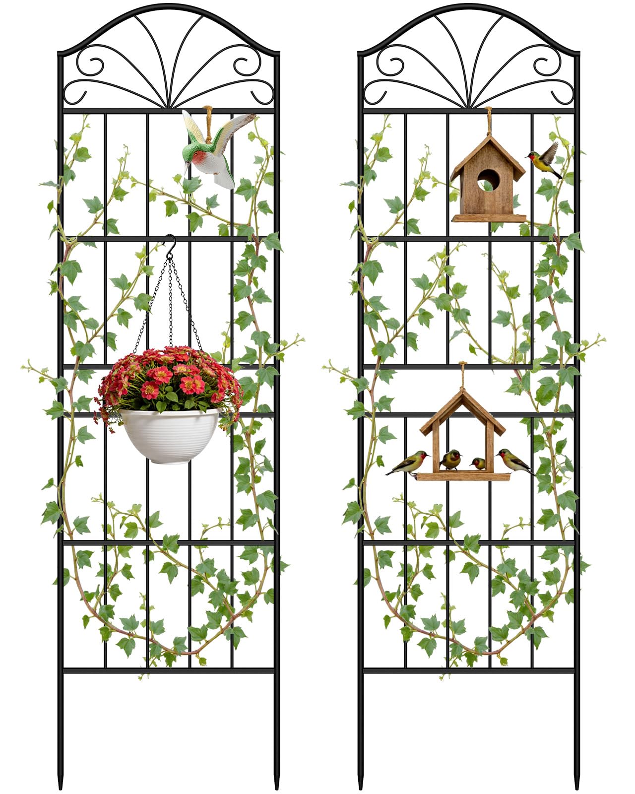 VOXOR Metal Trellis 2 Pack 70 inch